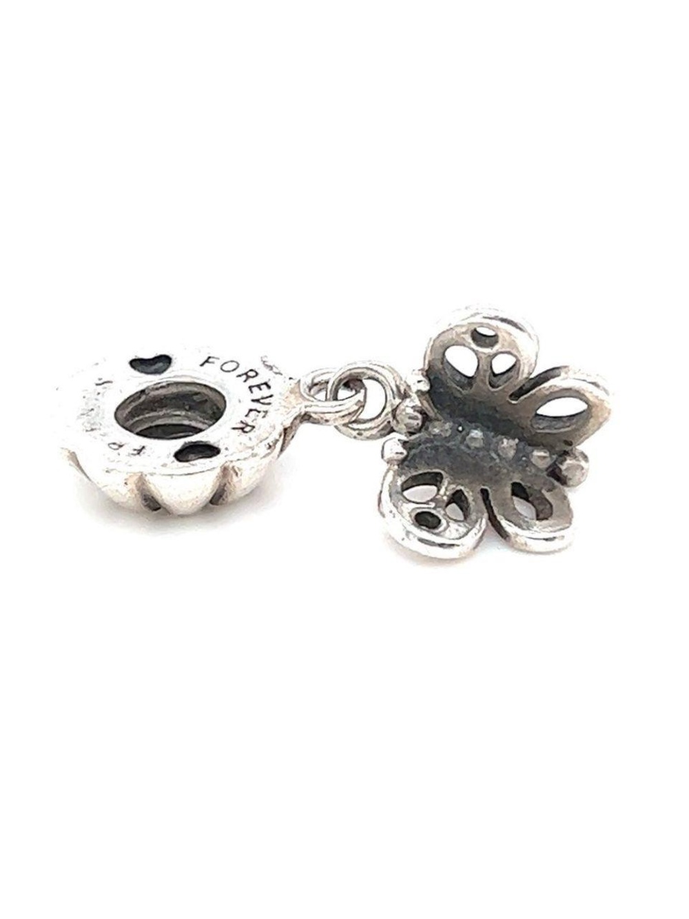 Pandora Sterling Silver Butterfly Friends Forever Charm